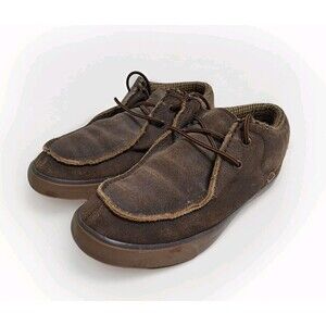 IPATH Men's 9.5 CATS Skate Shoes Brown Suede Chukka Sneakers Vintage